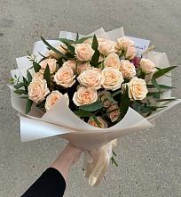 Букет Кремовые розы Латте в Уфе