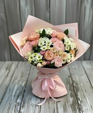Букет цветов из:  Гвоздики, Розы и Хризантемы #REPLACE_PRED# Уфе