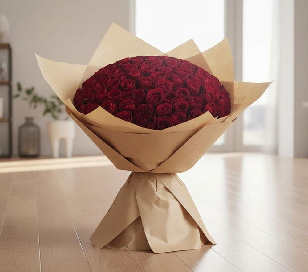 101 Красная роза в Уфе Букет 101 Красная роза в Уфе
